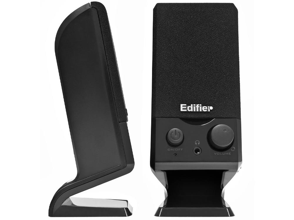Edifier M1250 2.0 USB Powered 3.5mm AUX Compact Multimedia Speakers - Black