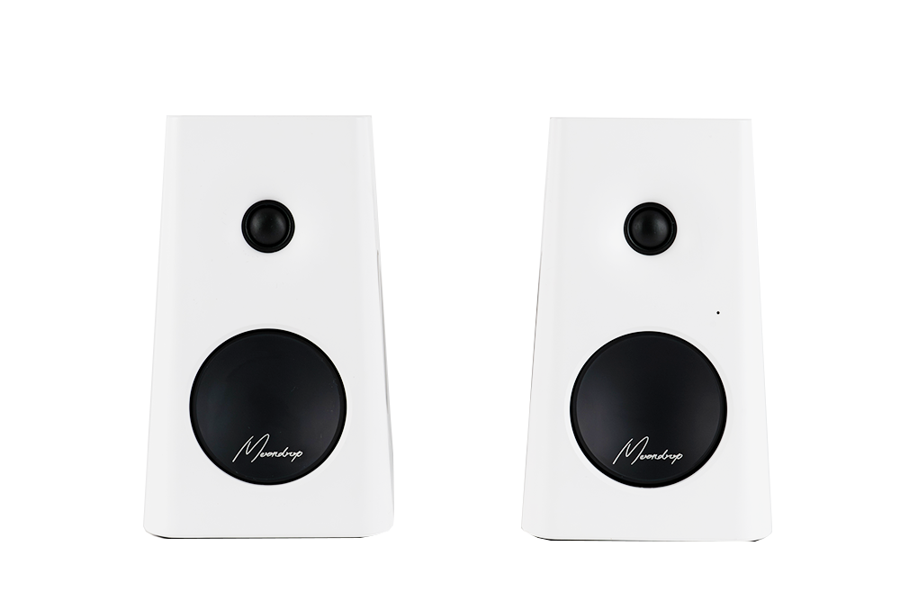 MOONDROP MM3A speakers, front view of pair