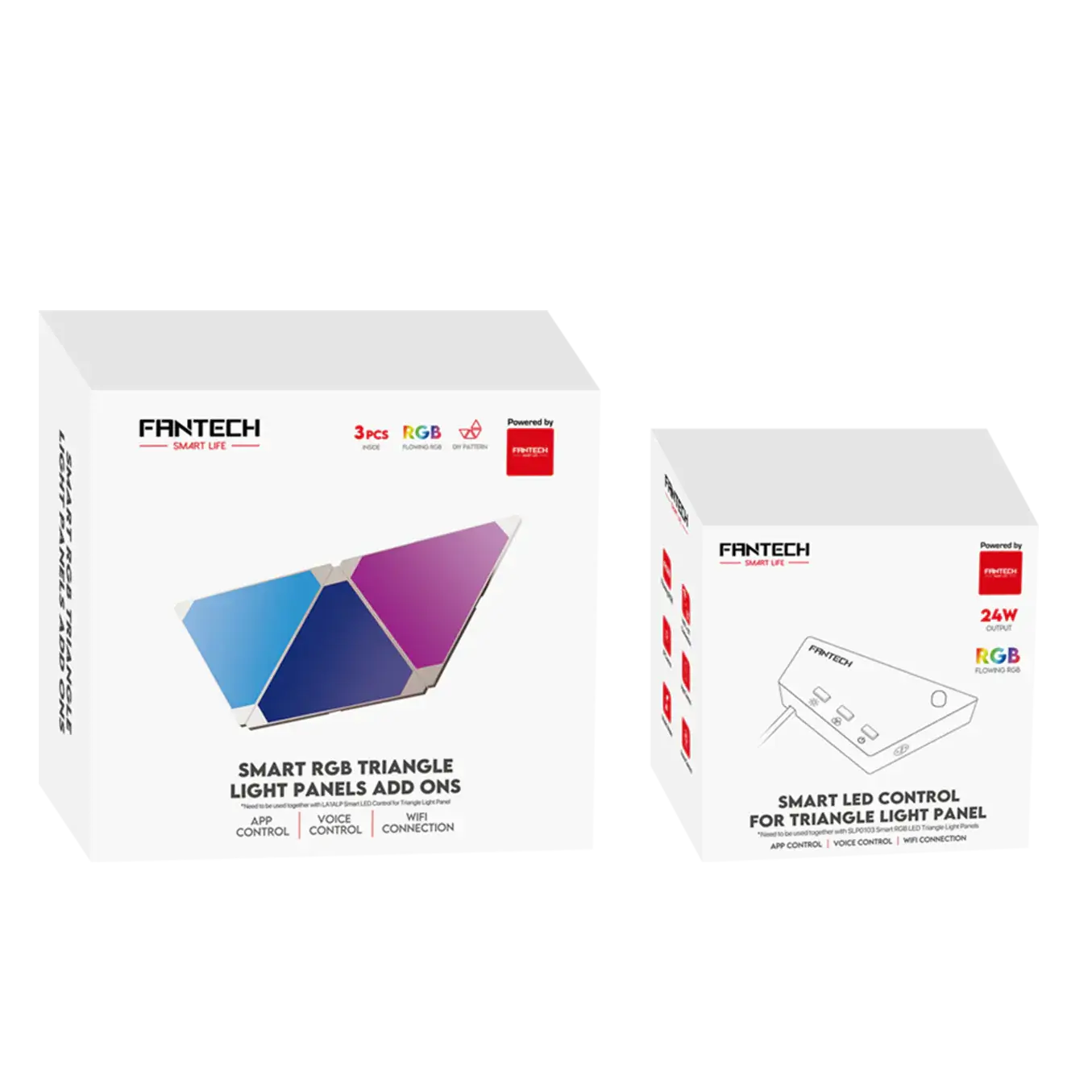 Fantech RGB Panel Triangle Kit with controller