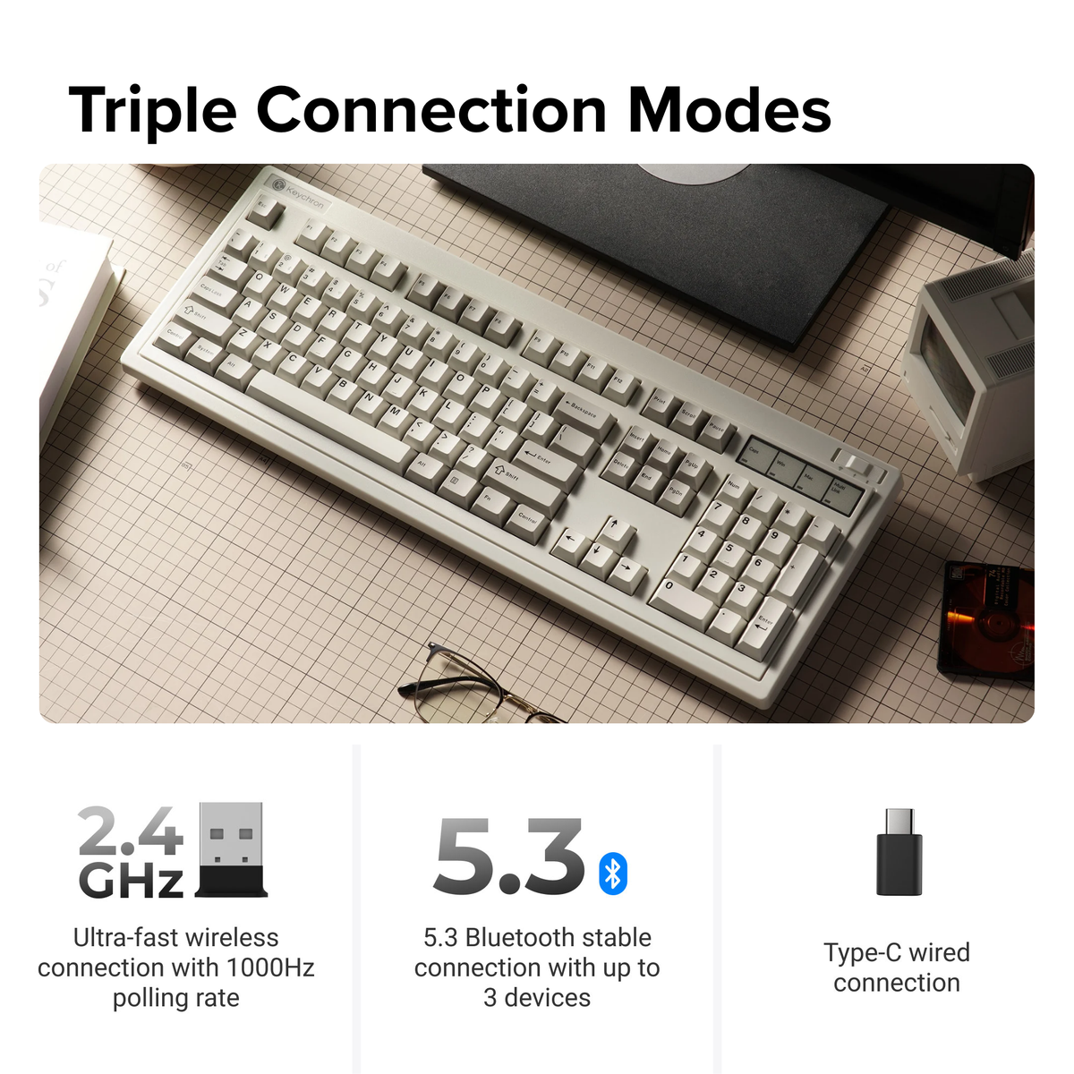 Keychron R6 QMK Wireless Mechanical Keyboard – photo 2