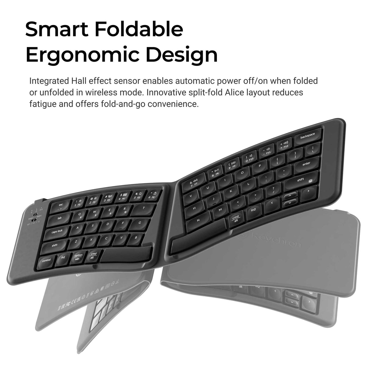 B11 Pro foldable Alice-style layout