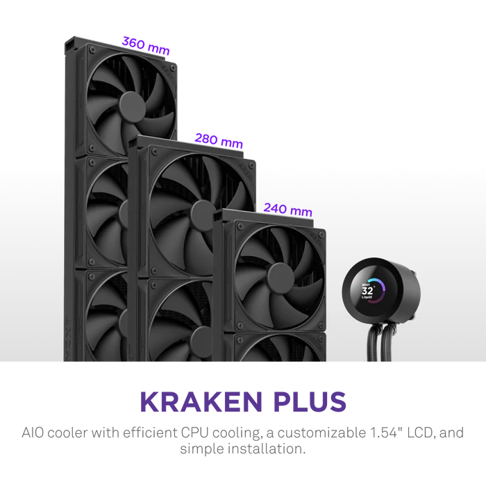 NZXT Kraken Plus 240mm Liquid CPU Cooler