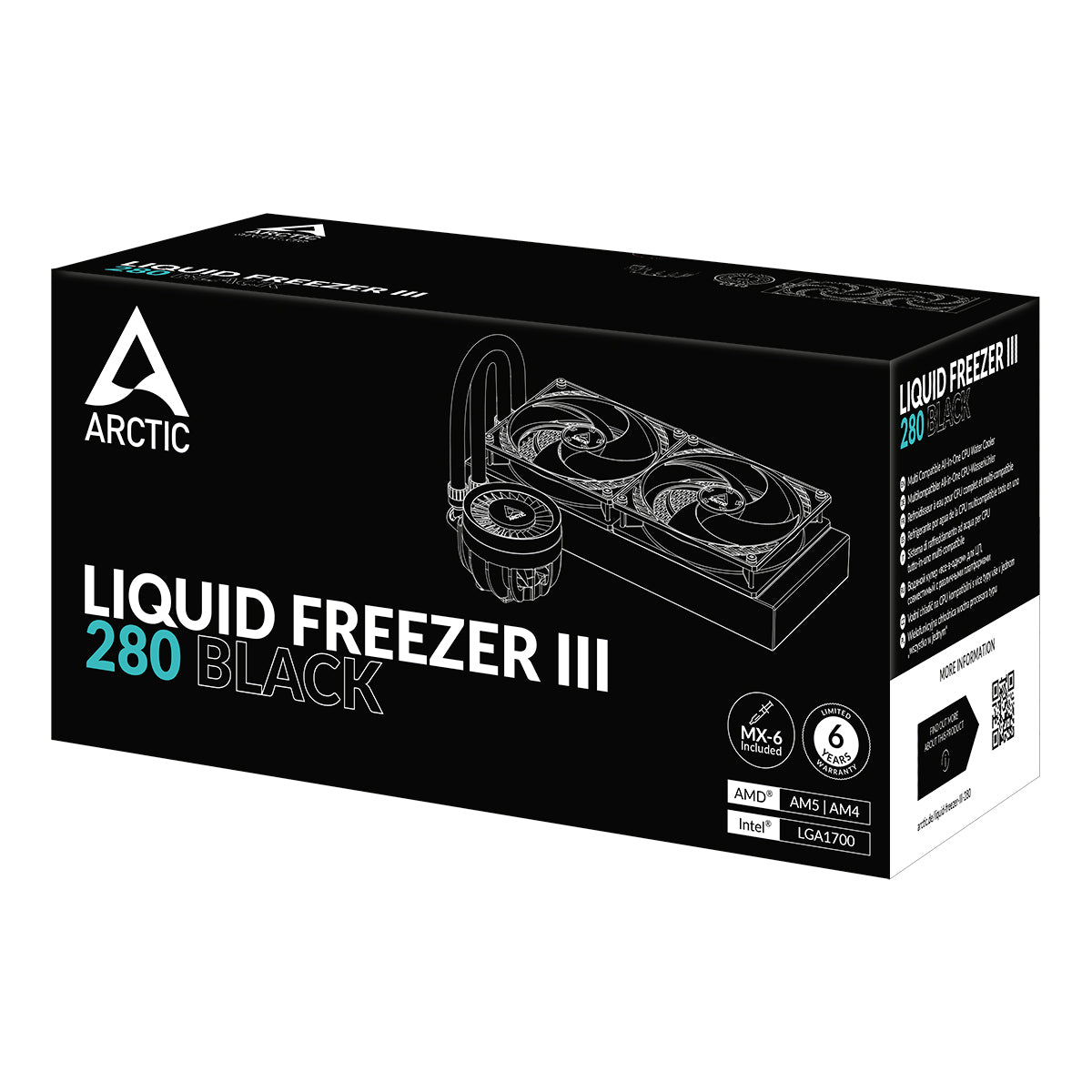 Arctic Liquid Freezer III Pro 280mm AIO Liquid Cooler Black