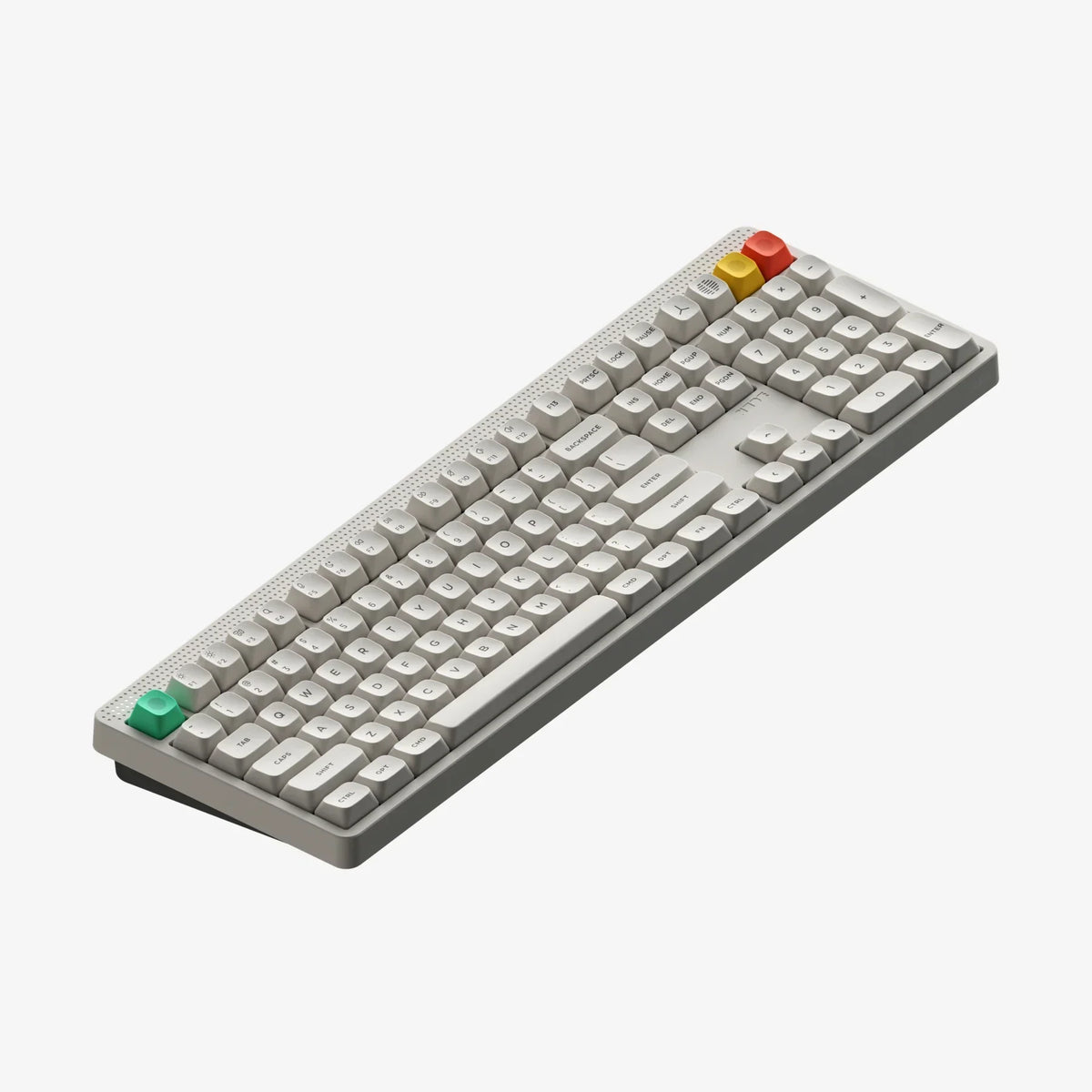 NuPhy Node100 high-profile wireless mechanical keyboard (Lunar White, Blush Max)