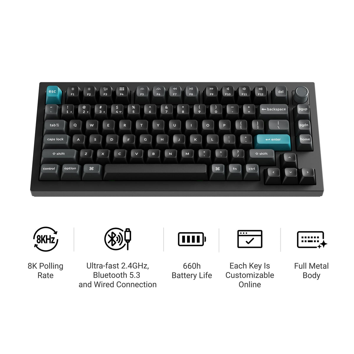 Keychron Q1 Ultra 8K Wireless Mechanical Keyboard – photo 1