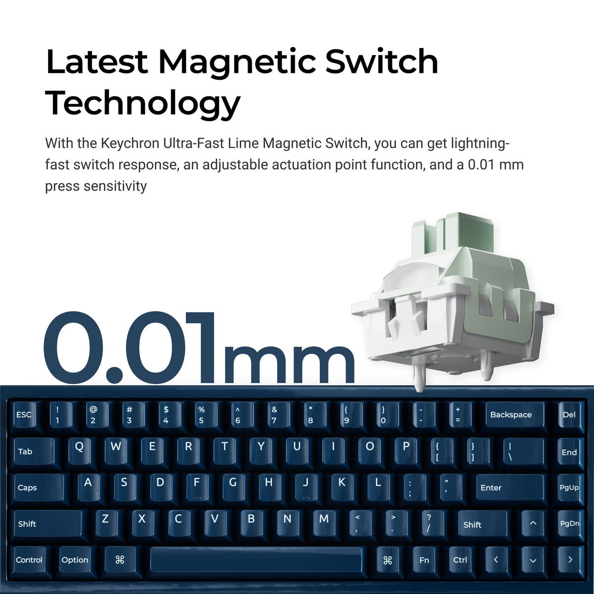 Keychron Ultra-fast Lime magnetic switch