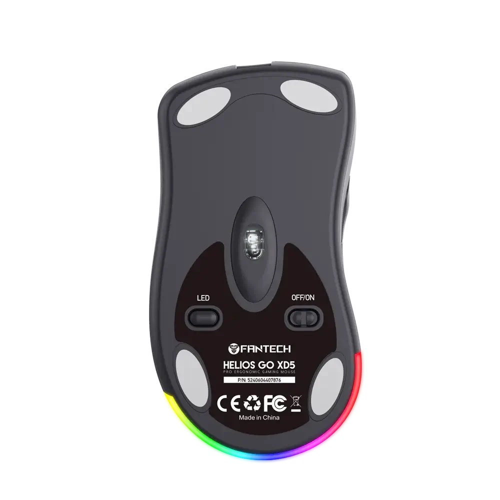 Fantech Ergonomic Gaming Mouse Black (HELIOS XD5)