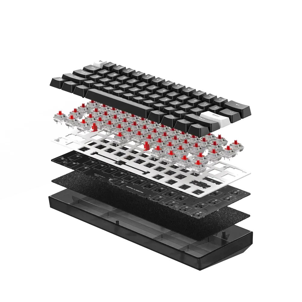 Fantech 60% RGB Mechanical Keyboard Black (MAXFIT61)