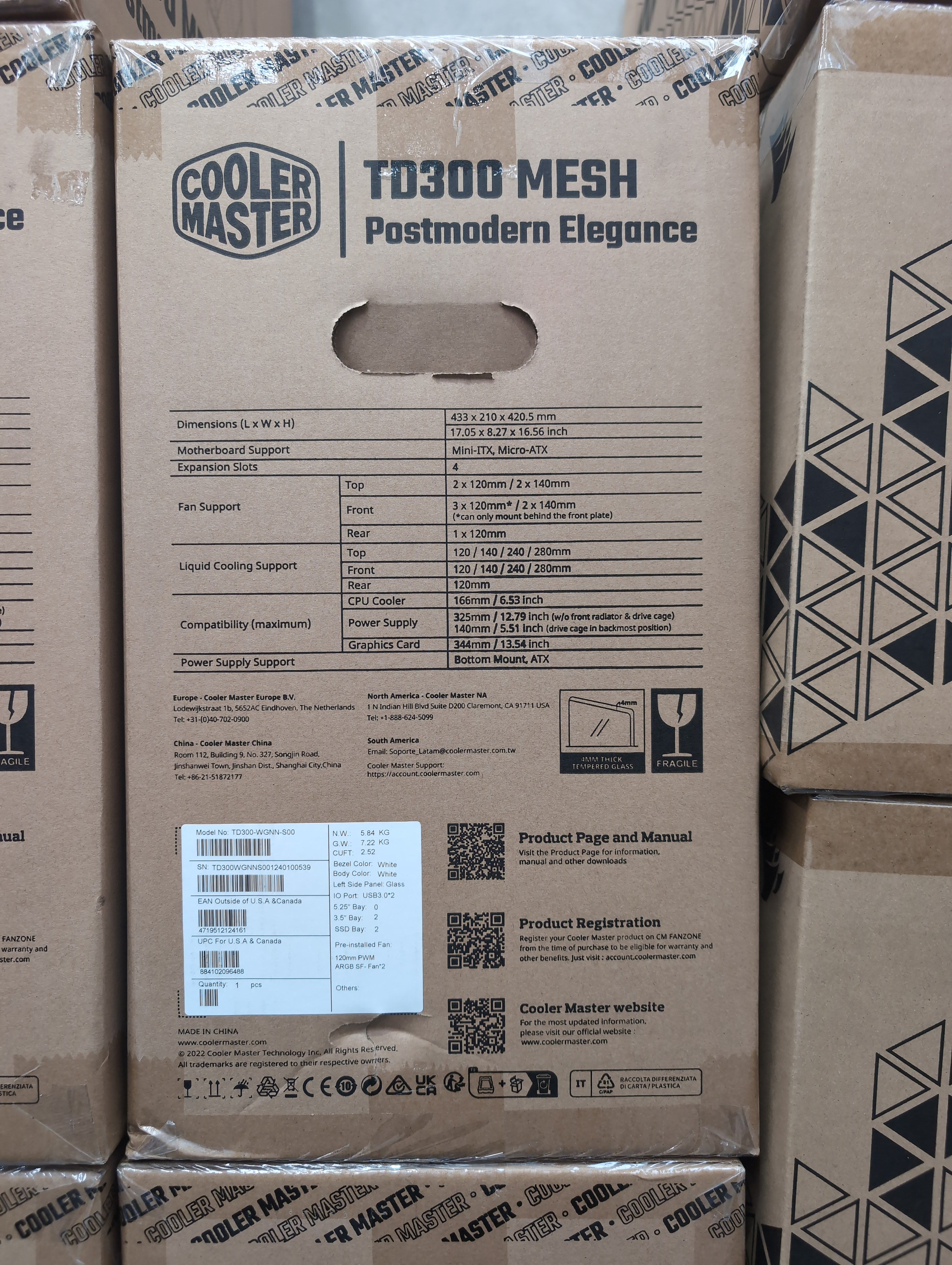 Coolmaster TD300 Mesh White