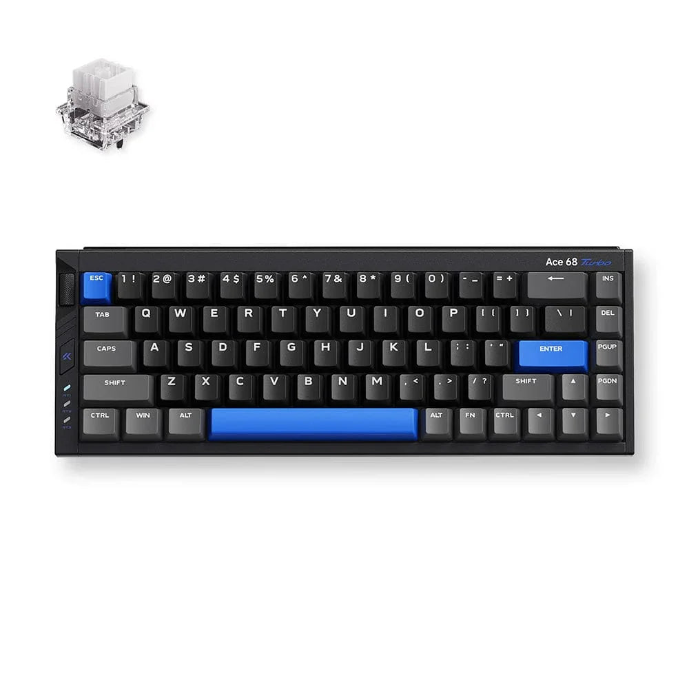 MCHOSE Ace 68 Turbo in Cyber Black with Mount Tai Magnetic Switch GT