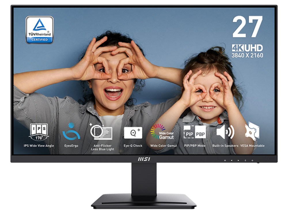 MSI PRO MP273U 27" UHD IPS 4ms 60Hz 4K Business Monitor