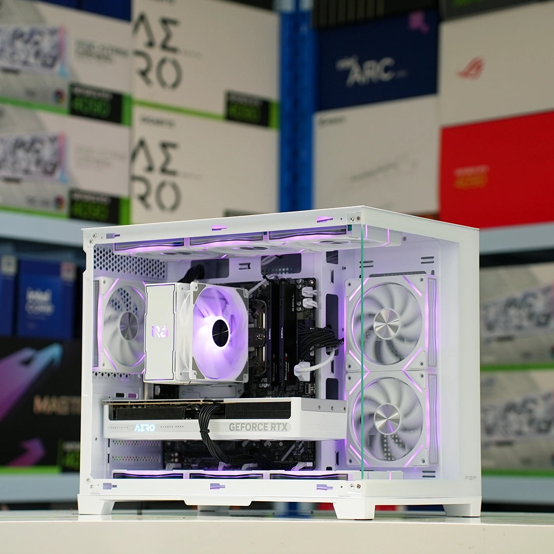 RTX 5080 RYZEN 7 9800X3D 白統一 RTX5080 Ryzen7800X3D DDR5 32GB 