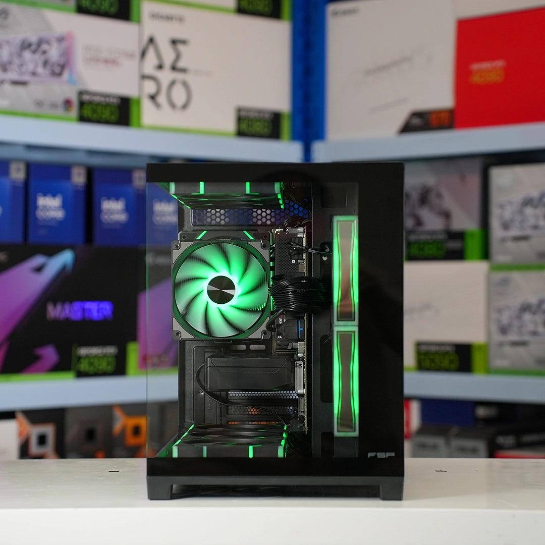 Prism Core Black | RTX 5060 | Ryzen 5 7500F | Gaming PC
