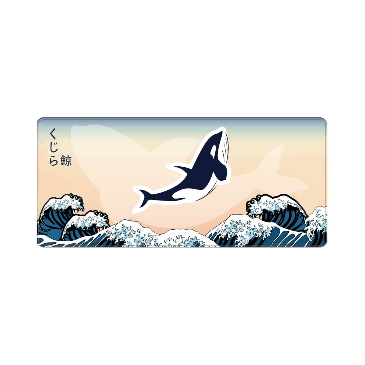 Fantech ATO MP905 KUJIRA desk mat in Beige, top view