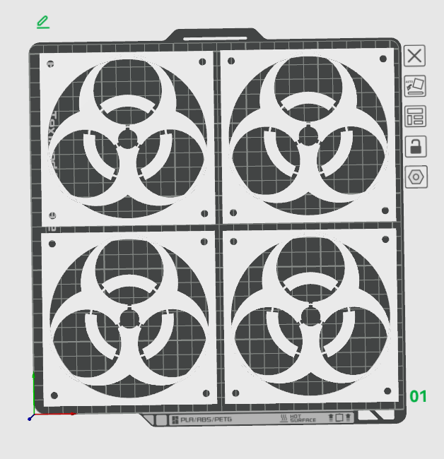 Radium 120mm Fan Grill
