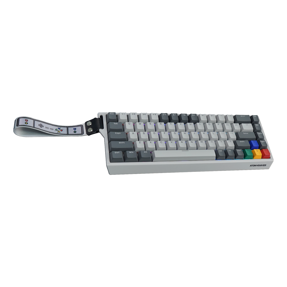 Fantech ATOM HE68 PRO SUPER MAXFIT, side angle