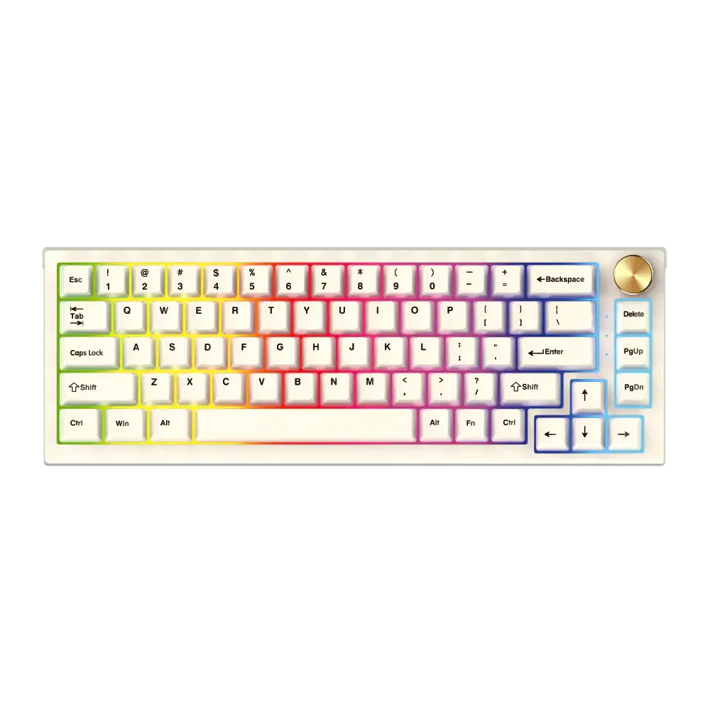 Fantech 65% RGB Mechanical Keyboard White (MAXFIT67)