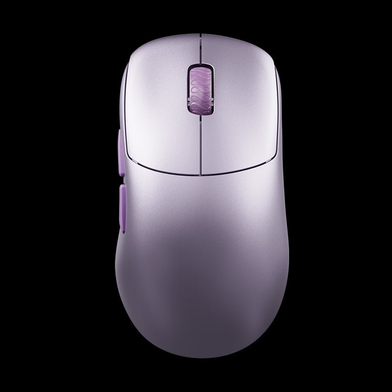 LAMZU Thorn V2 gaming mouse in Purple, top view