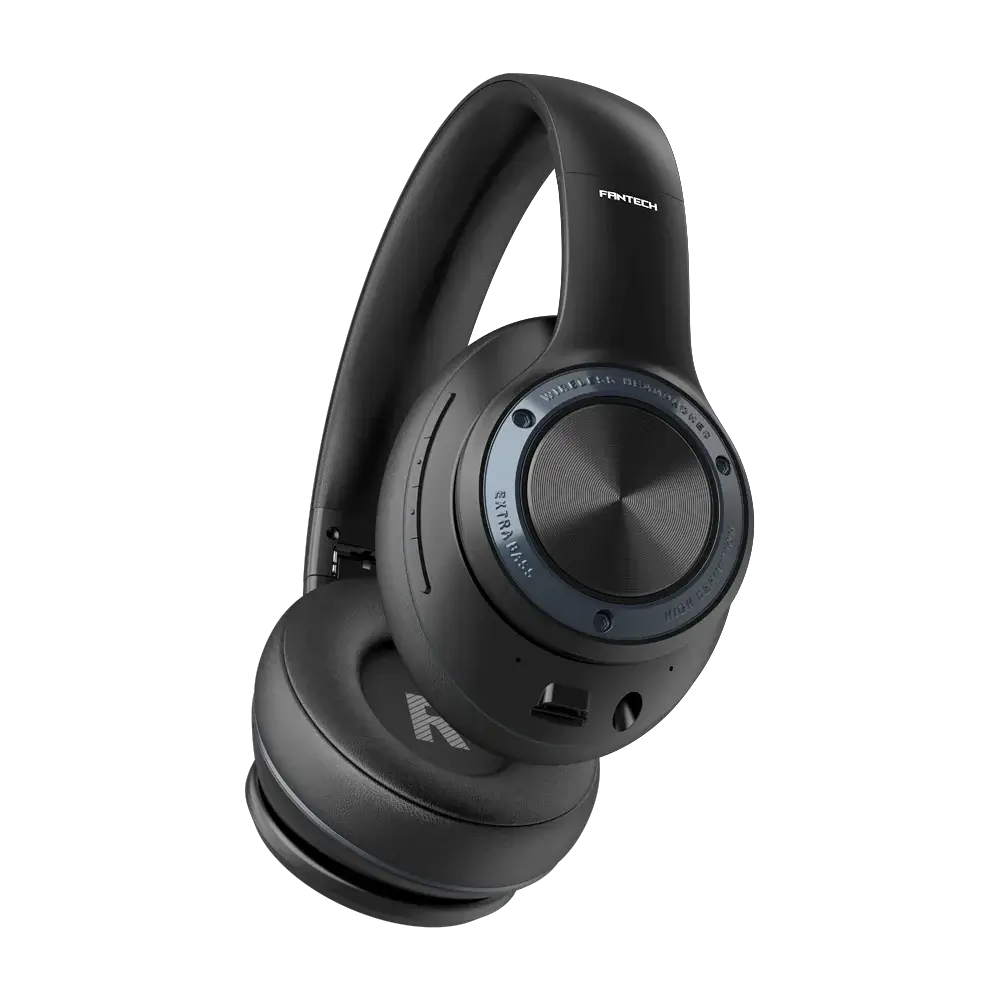 Fantech Bluetooth Headset Foldable - Black (WH01)