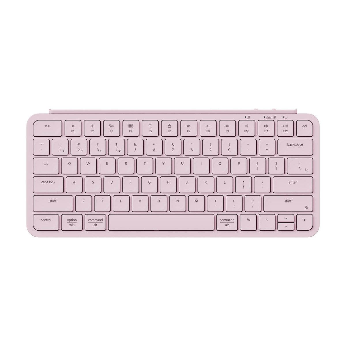 Keychron B1 Pro in Blossom Pink, top view