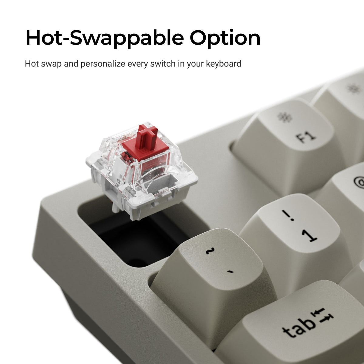 C2 Pro 8K hot-swappable switch sockets