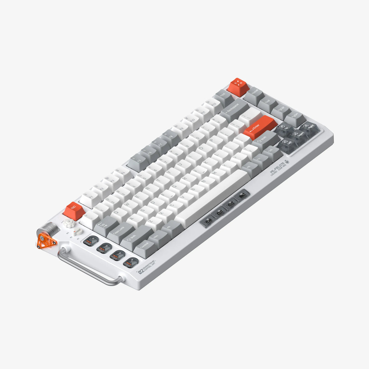 NuPhy Field75 HE V2 magnetic keyboard, angled view