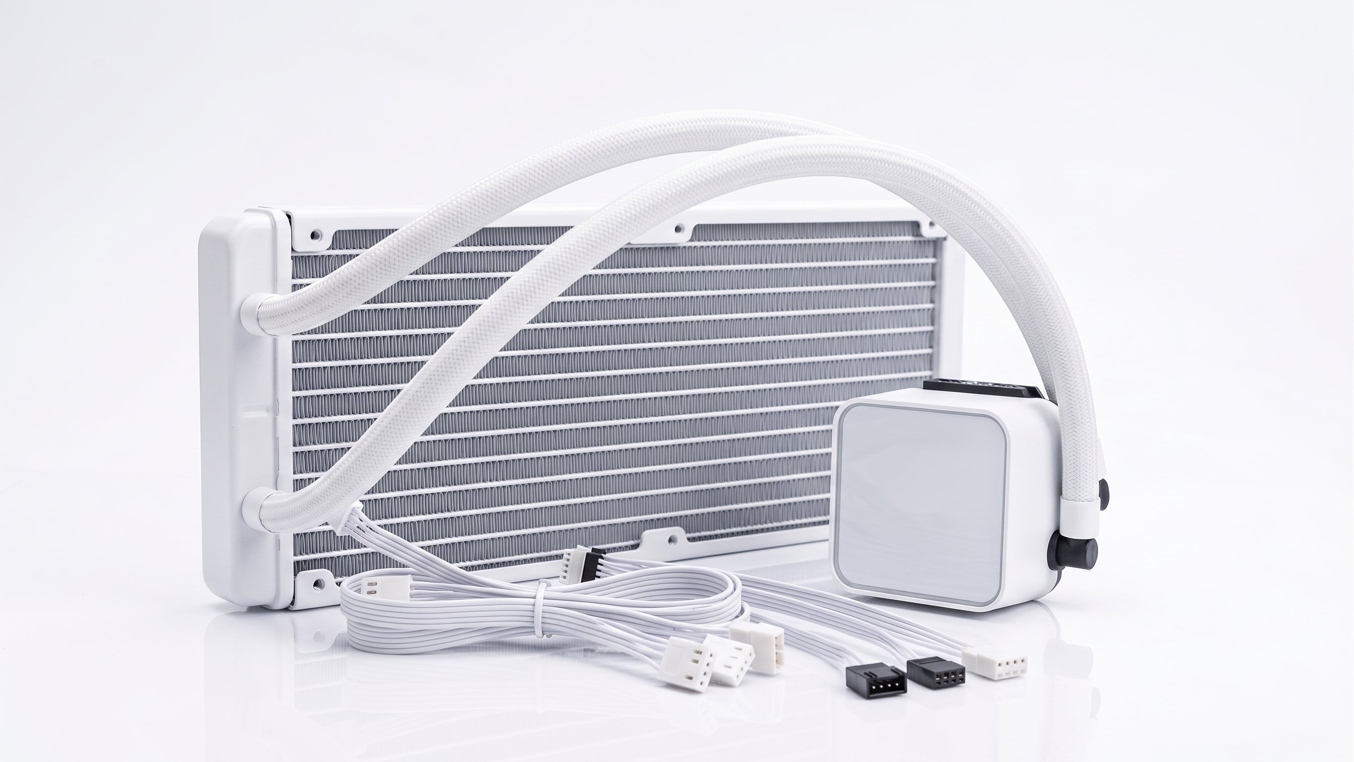Radium 360mm AIO Liquid CPU Cooler | White | ARGB | Water Cooling