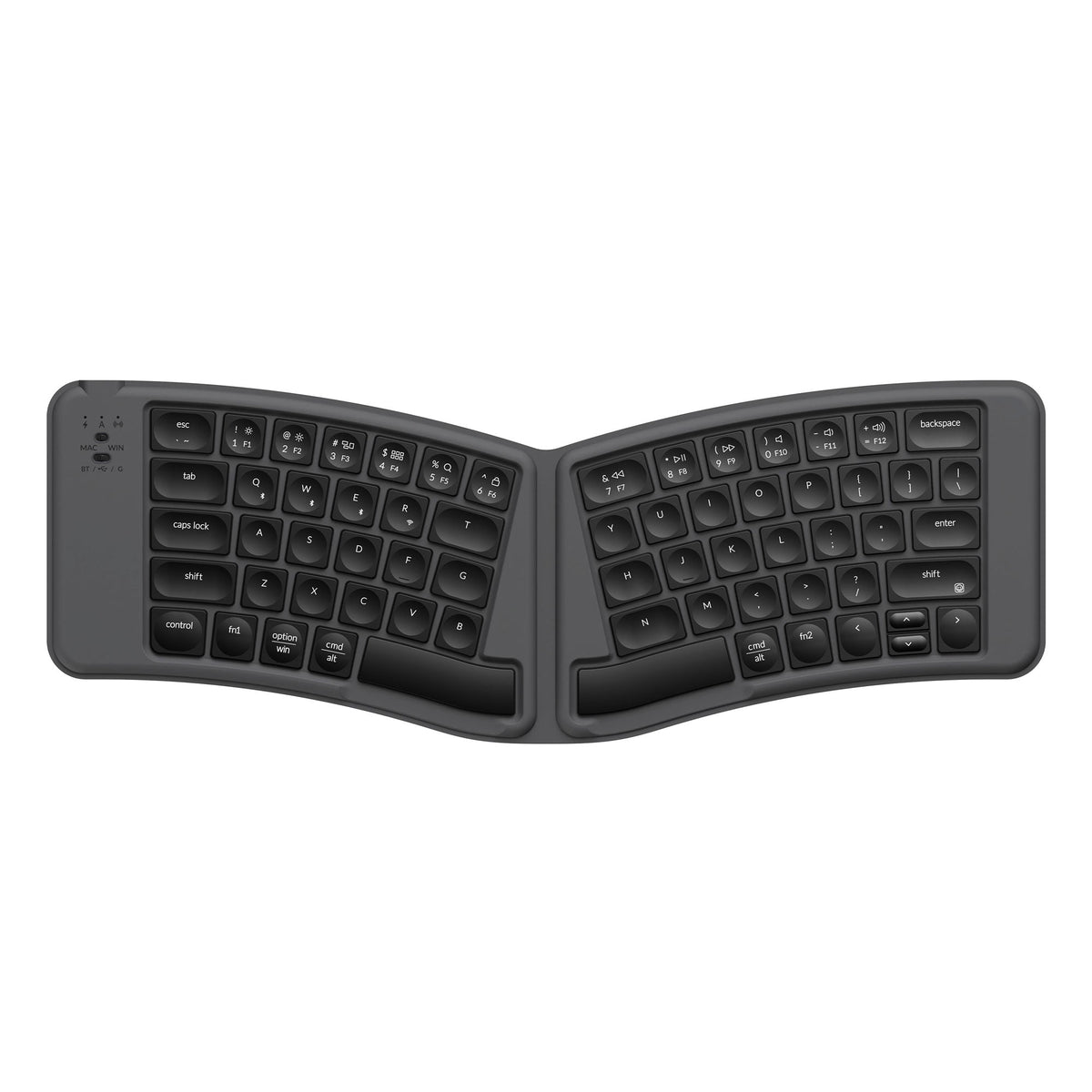 Keychron B11 Pro foldable keyboard in Space Gray
