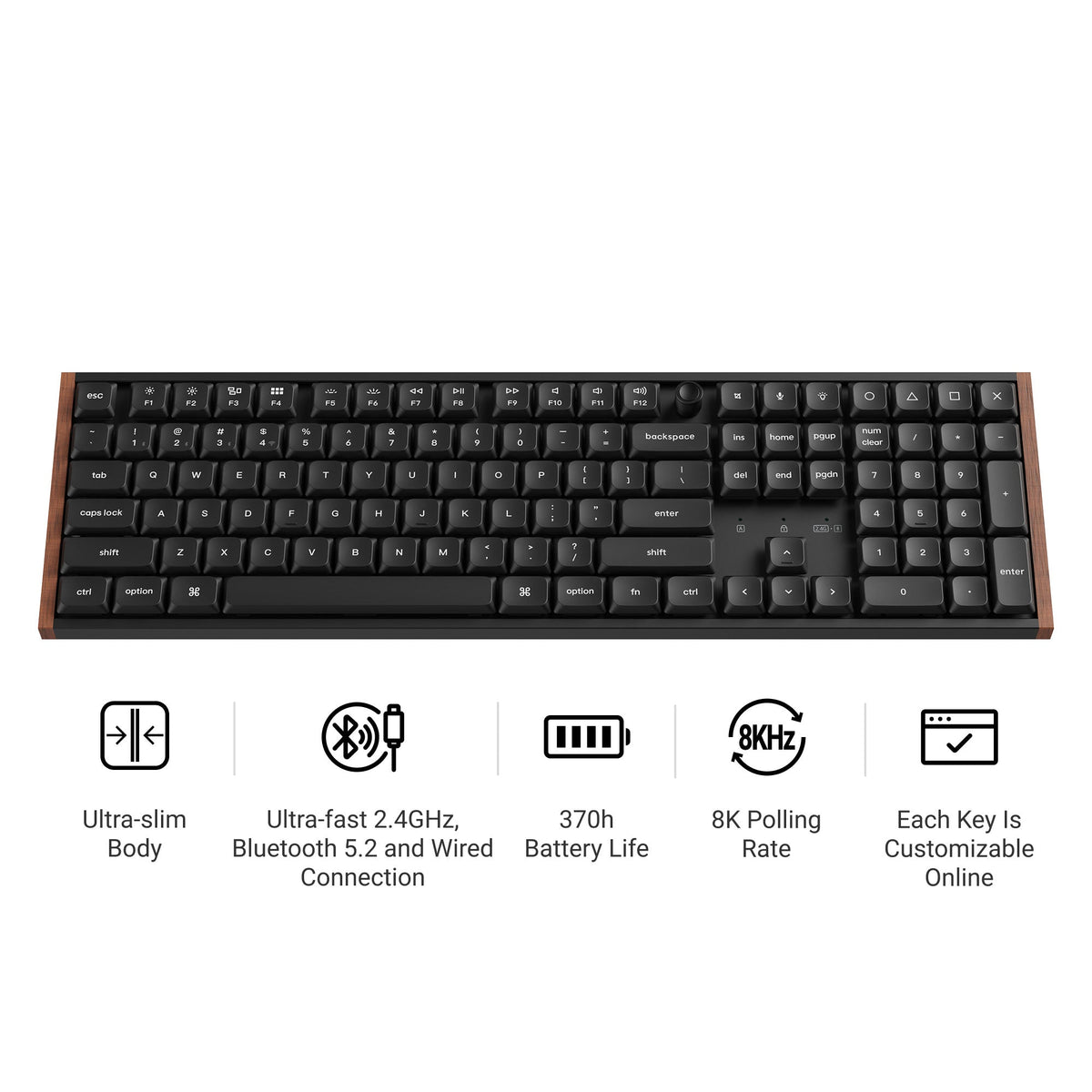 Keychron K5 Ultra 8K Wireless Custom Mechanical Keyboard