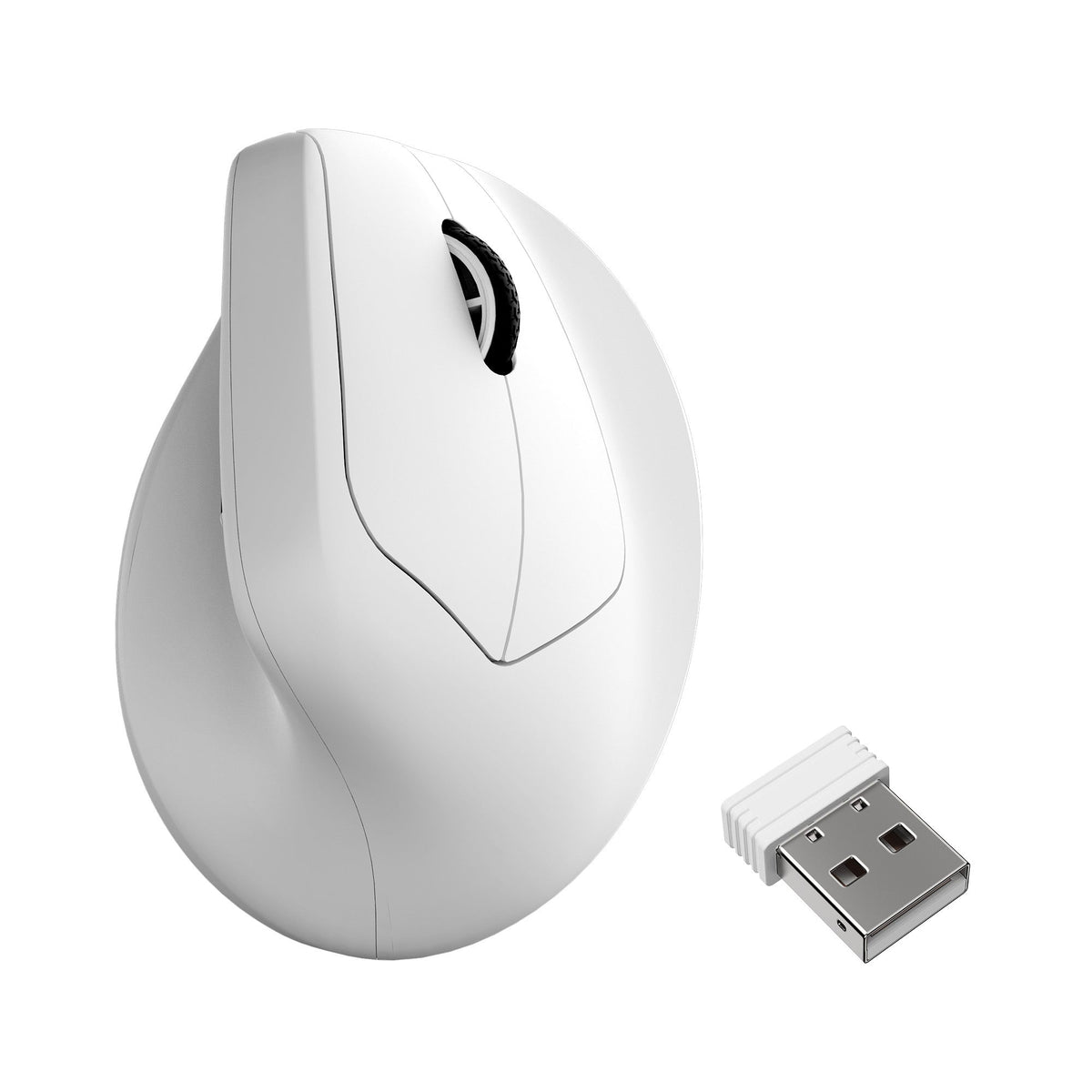 Keychron M5 8K Wireless Ergonomic Mouse – White