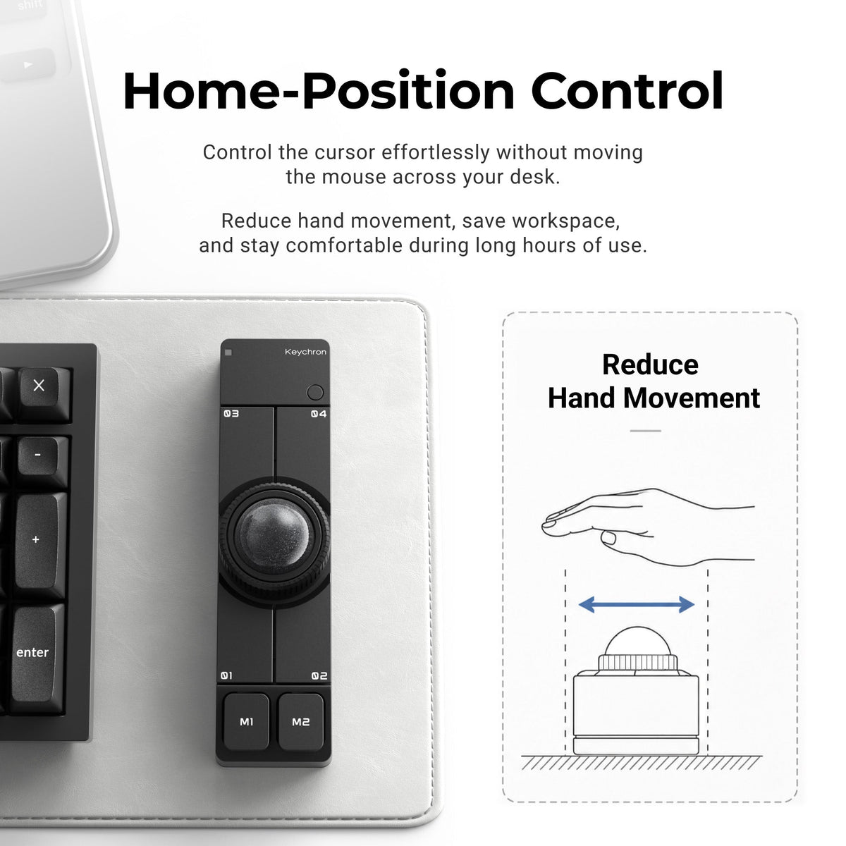 Keychron Nape Pro Wireless Trackball Mouse – photo 2