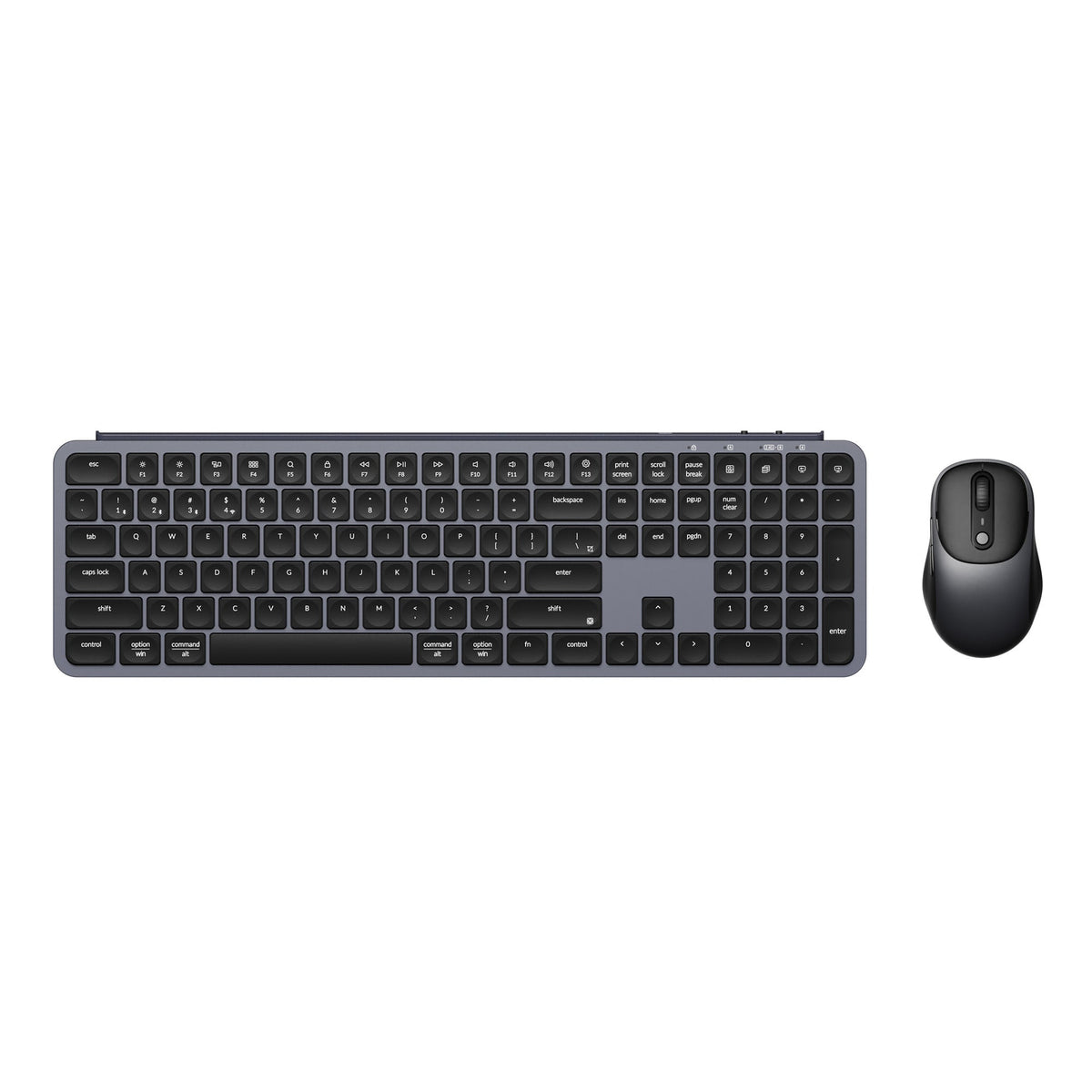 Keychron B6 Pro keyboard and BM24 mouse, top view