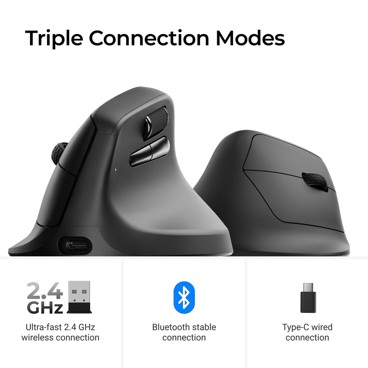 Keychron M5 8K Wireless Ergonomic Mouse – photo 4