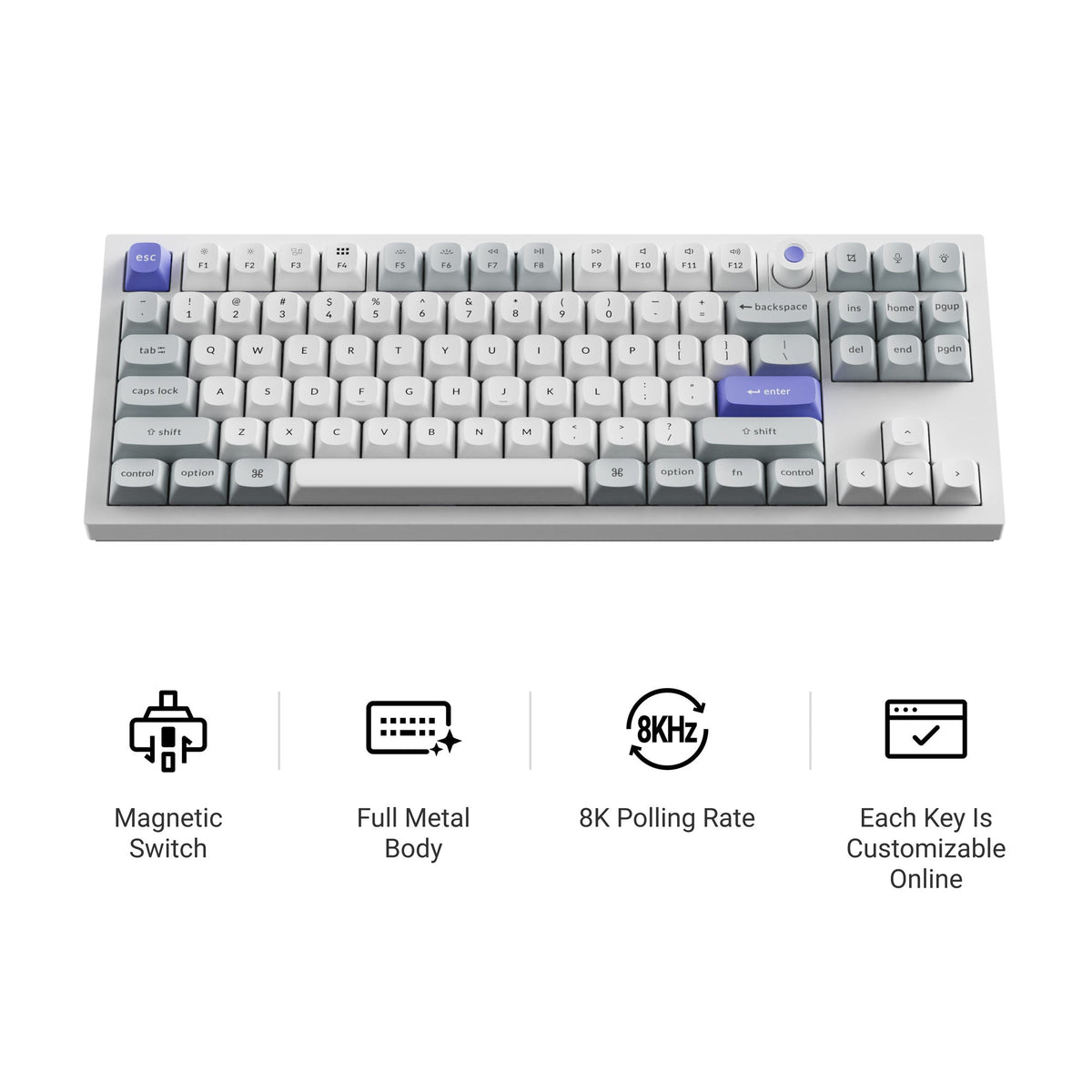 Keychron Q3 HE 8K Iconic Features