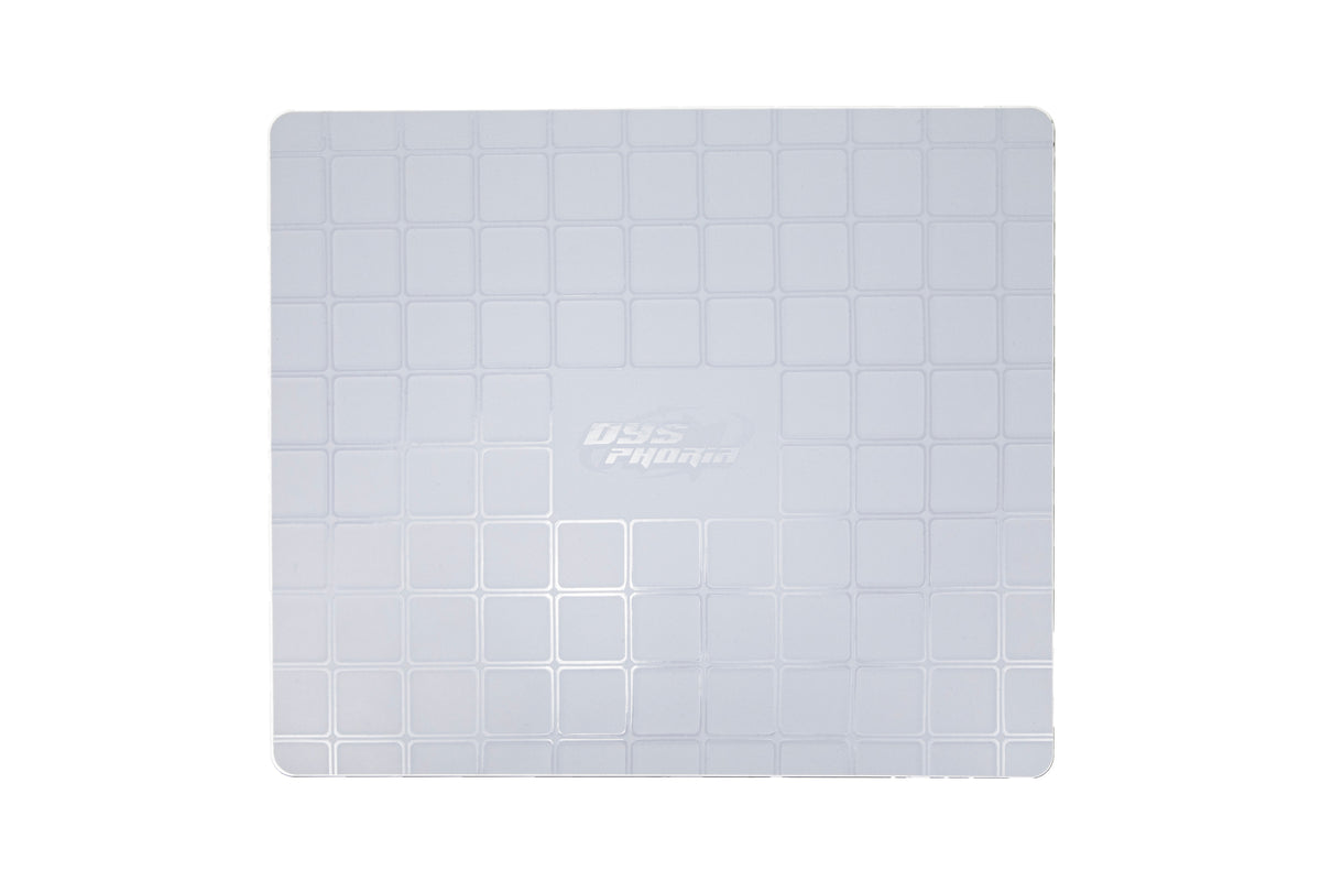 Underside of the SAYO glass pad showing the silicone base