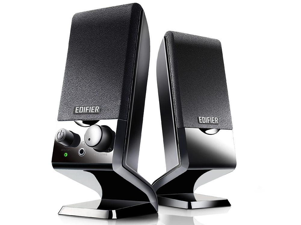 Edifier M1250 2.0 USB Powered 3.5mm AUX Compact Multimedia Speakers - Black