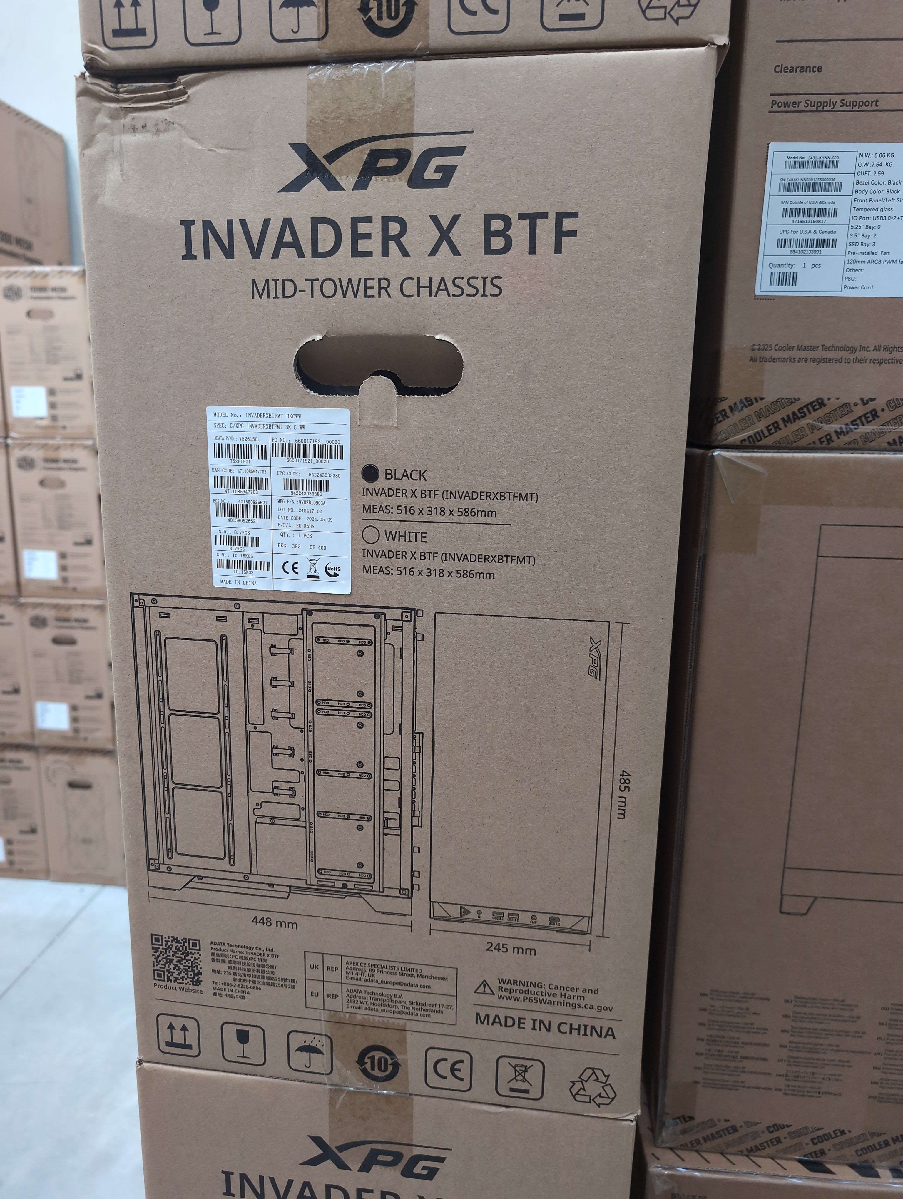 XPG Invader X BTF Mid-Tower