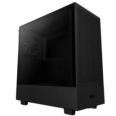 NZXT H5 Flow ATX Mid Tower Computer Case - Black