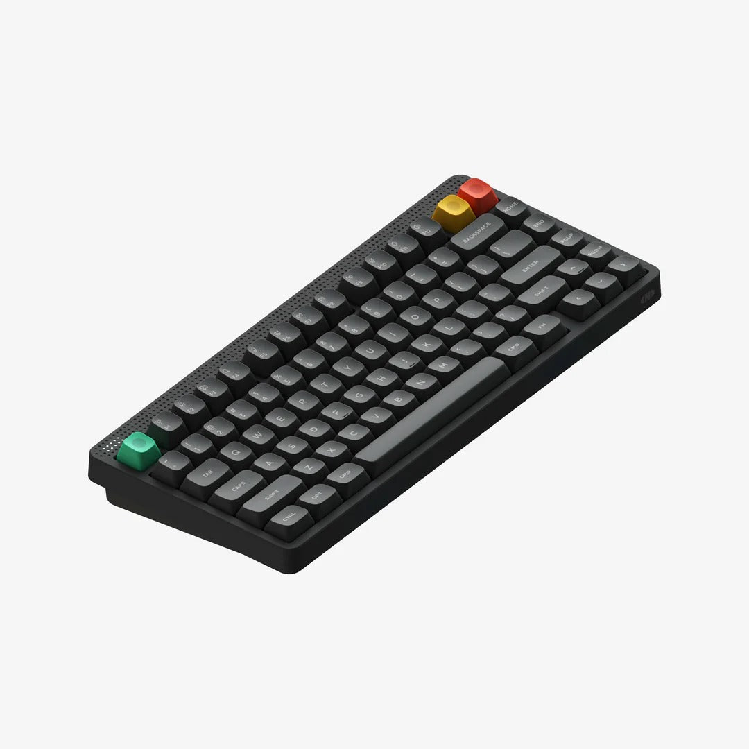 NuPhy Node75 High-Profile Wireless Mechanical Keyboard – Ink Gray / Blush Max, Ink Gray / Red Max