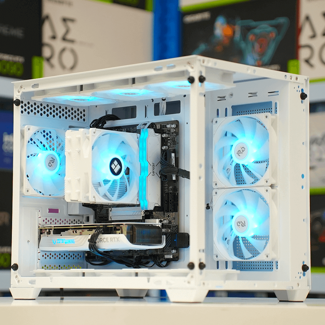 Prism Prime White | RTX 4060Ti | R5 8400F | Radium PCs