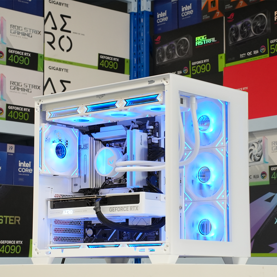 Prism Ultra White | RTX 5080 | Ryzen 7800X3D | Radium PCs