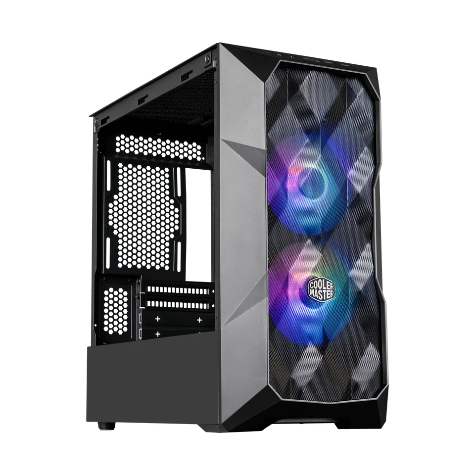 Cooler Master MasterBox TD300 Mesh Micro Tower Case (Black)