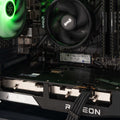 Detailed shot of the RYZEN 5 5600 CPU nestled within the ARROW: LVL 3 Gaming PC